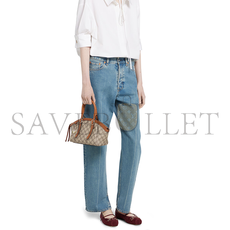GUCCI GG EMBLEM SMALL TOP HANDLE BAG 839005 (31*17*12cm) GUCCI GG EMBLEM SMALL TOP HANDLE BAG 839005 (31*17*12cm)